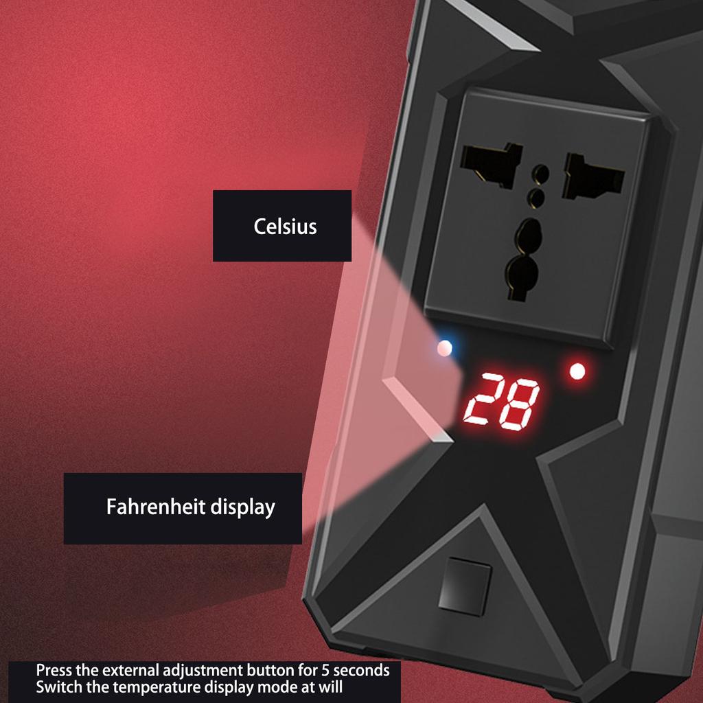 Aquarium Temperature Controller Real Time Digital Over Temp Fish   Thermostat with Probe