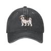 Klassieke Unisex Katoenen Kiekende Hond Jack Russell Terriër Baseballpet Volwassene Huisdier Dier Verstelbare Papa Hoed voor Mannen Vrouwen Hip Hop