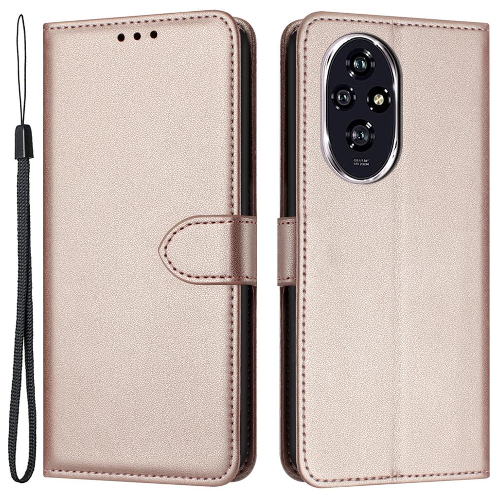 Dla Honor 200 5G Etui z podstawką Skórzany portfel Pokrowiec na telefon