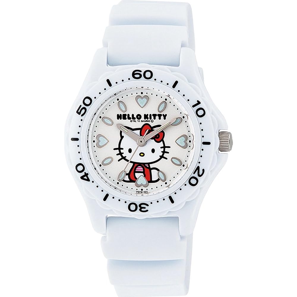 Citizen QQ Hello Kitty Analog Watch Waterproof with Urethane Strap Women s White