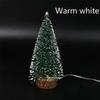 Mini Christmas Tree Small Pine Tree With Wooden Bases For Xmas Holiday Party Home Tabletop Tree Decor Tree With Light Ornaments