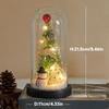Led Christmas Tree Decorations Desktop Miniature Light Home Decor Mini Luminous Christmas Tree DIY Ornaments for Office Party