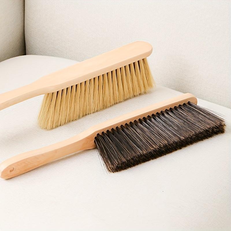1pc, Bed Brush, Bed Sweeping Brush With Handle, Soft Bristle Brsuh, Household Bedroom Dust Removal Brush, Dusting Brush For Bed, Sofa