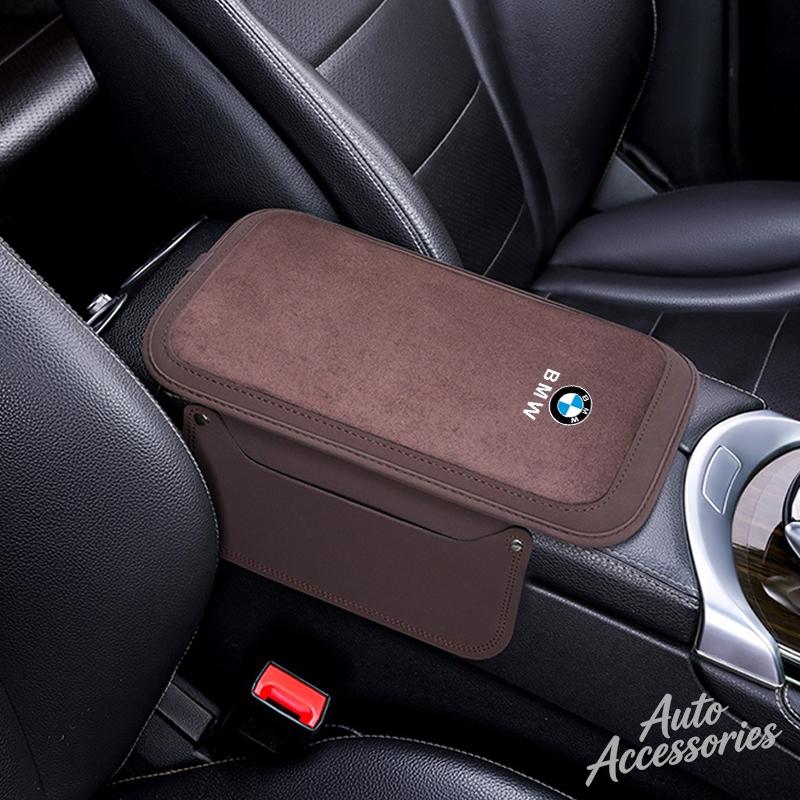 uylez5 Car Central Armrest Cushion Multifunction Storage Anti-slip Protective Pad For BMW X1 X2 X3 X4 X5 X6 F30 F34 E90 G20 F20 F21 E60