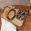 For Magsafe Bracket Plating Case For iPhone 16 15 14 13 12 Pro Max Plus Magnetic Stand Ring Holder Transparent Shockproof Cover