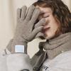 Between A and B Bubble Label Cashmere Wool Blended Gloves_4 Colors