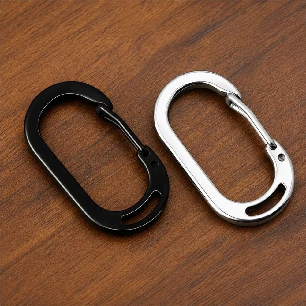 Spring Snap Design Stainless Steel Carabiner Multipurpose Backpack Buckle Hook For Outdoor Camping