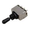 BQLZR Black Electric Guitar Enclosed 3 Way Toggle Switch Pickup Selector Switch with Black Cap