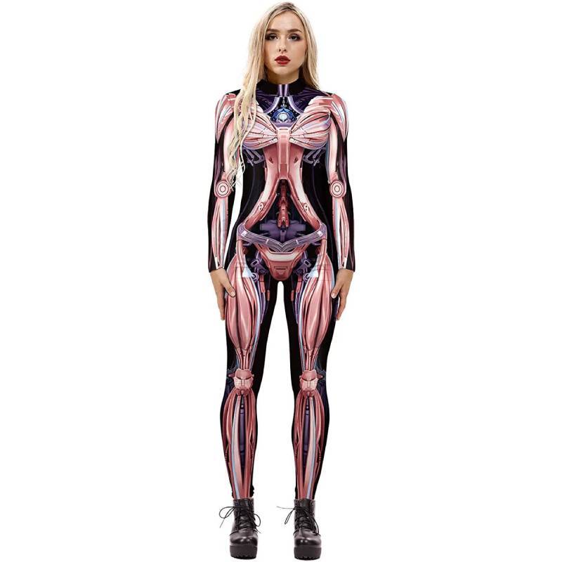 European Fantasy Cosplay Jumpsuit With Milk Silk For Stage Performances And Costume Parties