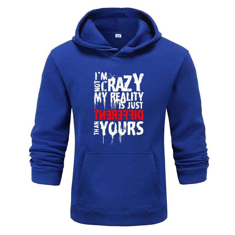 Podzimní a zimní personalizovaná dopisní mikina s kapucí pro muže a ženy