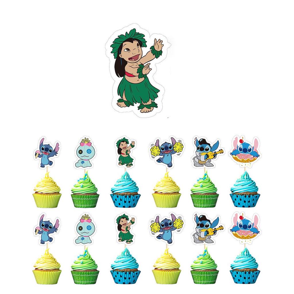 Blue Stitch Birthday Party Disposable Tableware Set - Plates, Cups, and Napkins for Boys