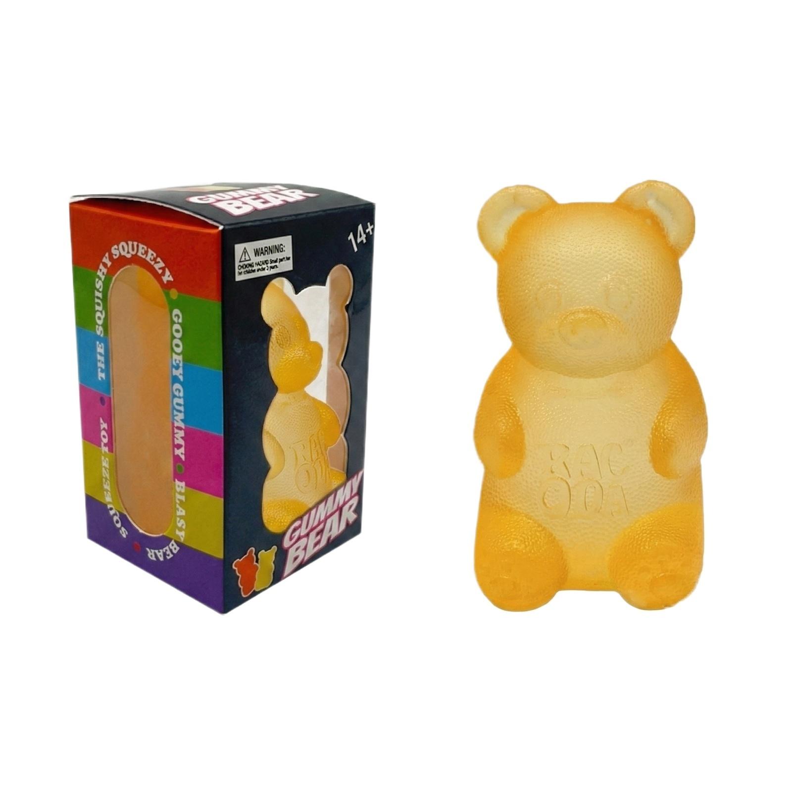 

Gummy Bear Squeeze Toy Stress Relief Squeeze Toy for Adults and Teens Squeeze Toy for Relaxation and Focus Squeeze Toy Gift One Size оранжевый
