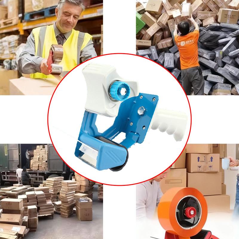 5cm Breite Manueller Klebebandabroller Versiegelungs-Packer mit Schneider für Schule Büro Zuhause Verpackung Versand Werkzeuge Zubehör Großhandel