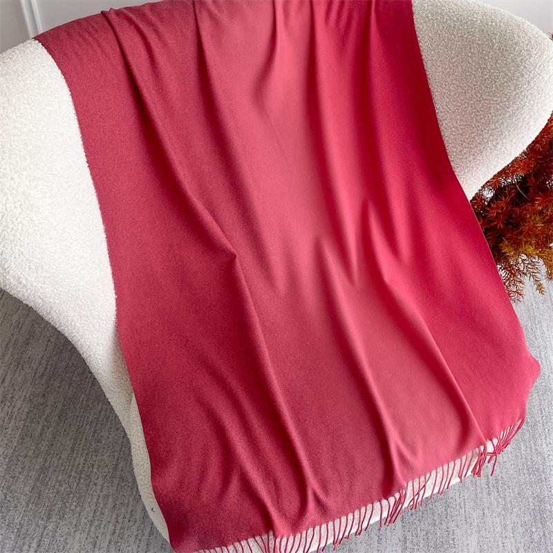 New 40 Color Winter Scarf for Women Long Warm Cashmere Scarves Hijab Solid Lady Shawl Wrap Pashmina Bandana Stoles 70X190Cm