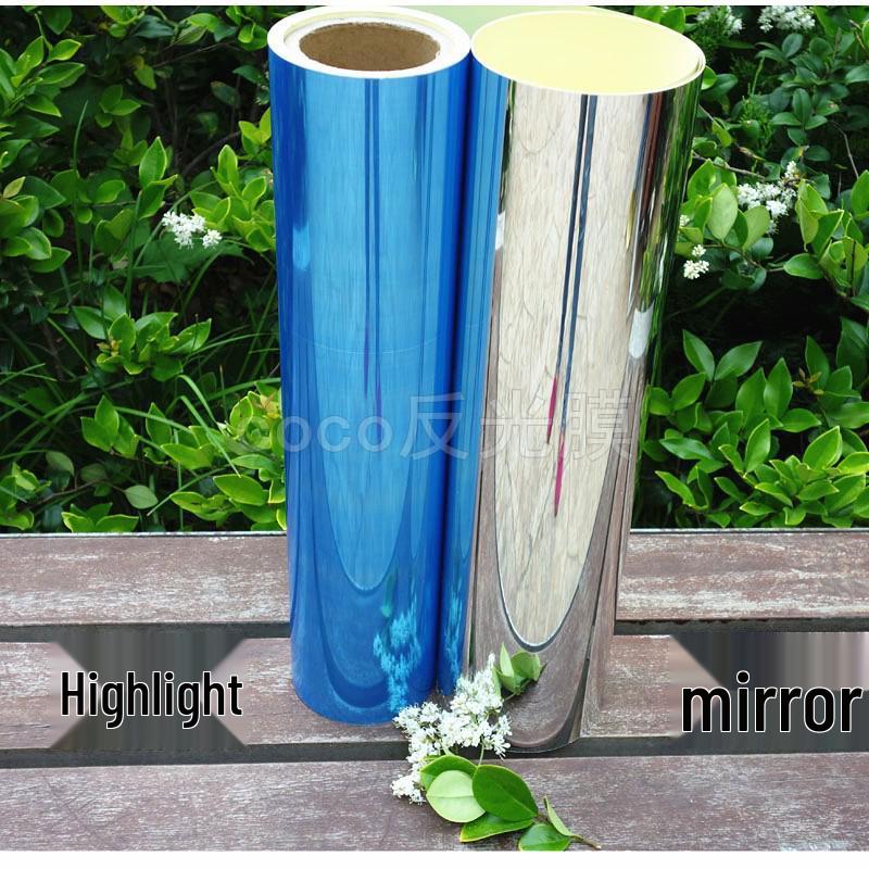 Reflexfolie: Spiegel-Lichtbox & Laternen-Aufhellungsfolie für Solarkocher - Silber Leide.