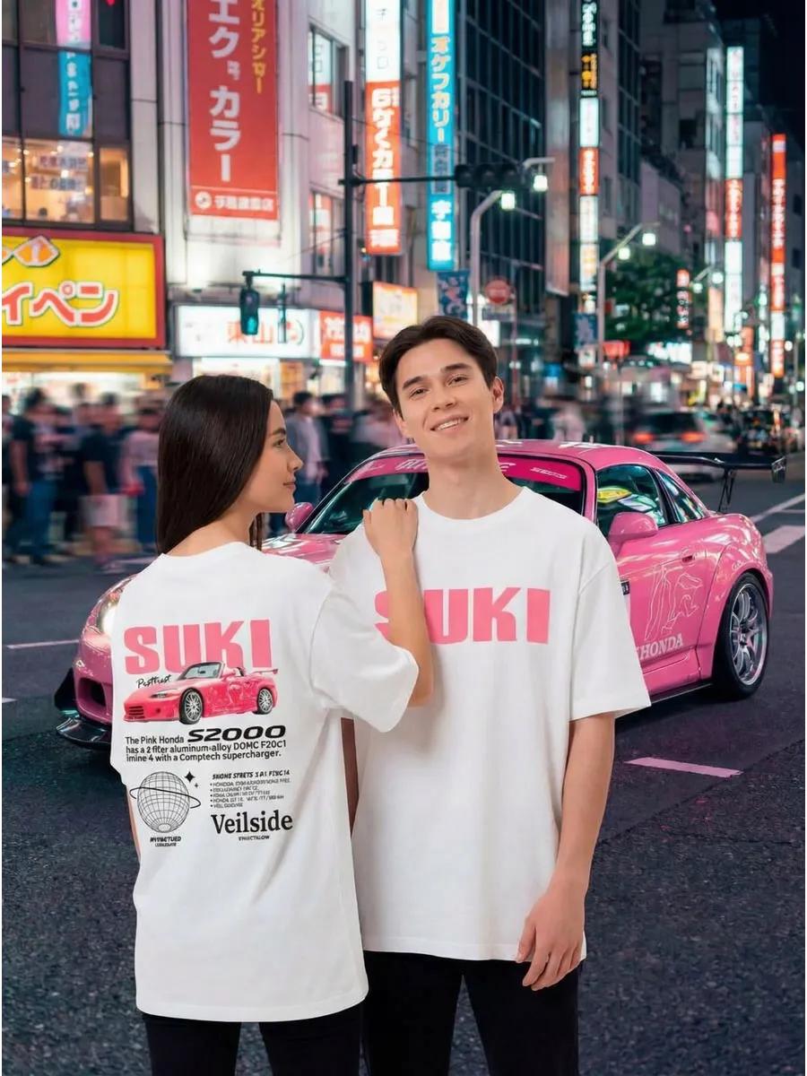 Oversized thick T-shirt with fast and furious Tokyo pinterest print 4XL