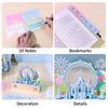 Time Piece Calendar 2026 Desk Calendar With Led Light 3D Tear-Away Calendar Paper Carving Art Memo Pad Notepad Gift Christmas