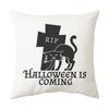 Halloween Series Pumpkin Cushion Pillow Cover Printed Pillow Cover Cushion Cover Holiday Gift