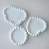 Runde Aufbewahrungstablettform Durchscheinende Gips-Tablettform Kreative Untersetzer Silikonform Hochzeitsdeko