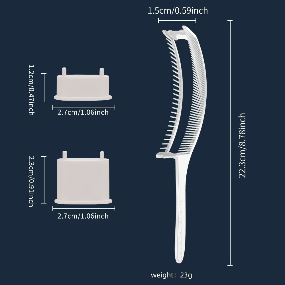 Men Styling  Tool Barber Fade Combs Ergonomic Curved Comb New Hair Cutting Fade Comb  Salon