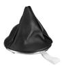 Car Gear Stick Shift Knob Gaiter Boot Cover Leather W/ Frame For Fiat 500c 07-15 UK Gear Gaiter With Inner Bottom Plastic Frame