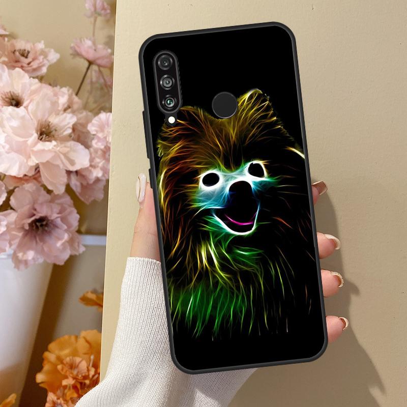 Pomeranian Dog Case For Huawei P30 Pro P50 P20 P40 Lite Nova 5T P Smart 2019 2021 Cover For Honor 50 Lite
