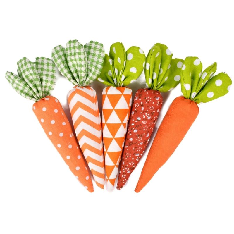 Easter Festive Fabric Carrot Ornament Enhances Holiday Easter Party Happy Easter Day Decorations