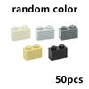 DIY Bricks Modified 1x2 with Flutes Fluted MOC Building Blocks Technical Parts Compatible with 2877 Educational Toy for Children