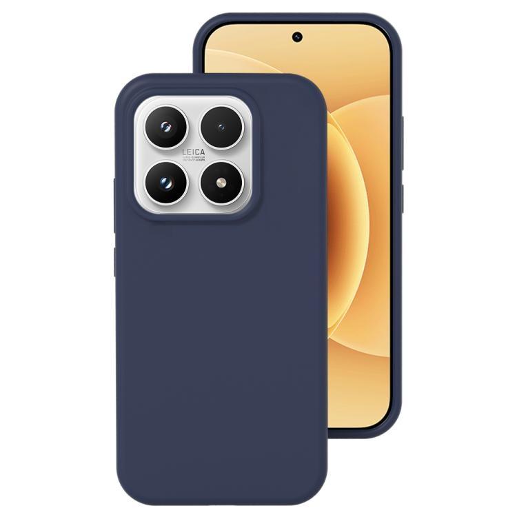 For Xiaomi 17 Liquid Silicone Phone Case Skin-Friendly Shockproof Protective Back Cover