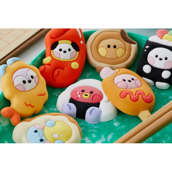 BT21 Minini Bunsik Magnet 7 Zeichen (8 Optionen)