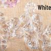 Diamond Clear Acrylic White Pendant DIY Beaded Curtain - Imitation Crystal Water Drop Beads