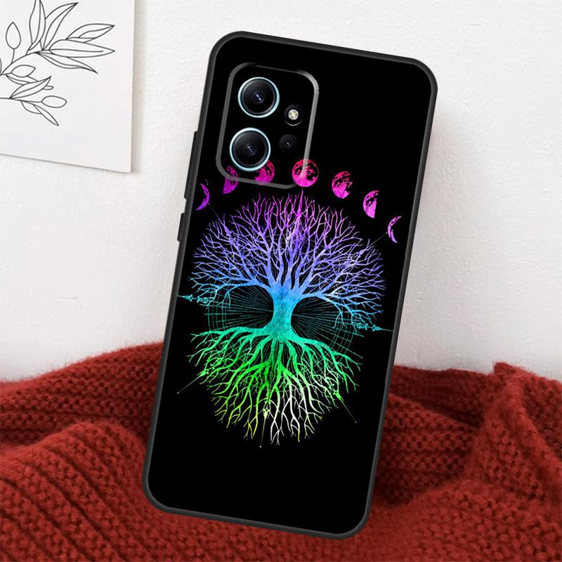Capa Árvore da Vida Galáxia Espacial Estrelas Para Xiaomi Redmi Note 14 13 12 11 10 15 Pro Plus Capa Para Redmi 15 15C 10C 12C 13C 14C