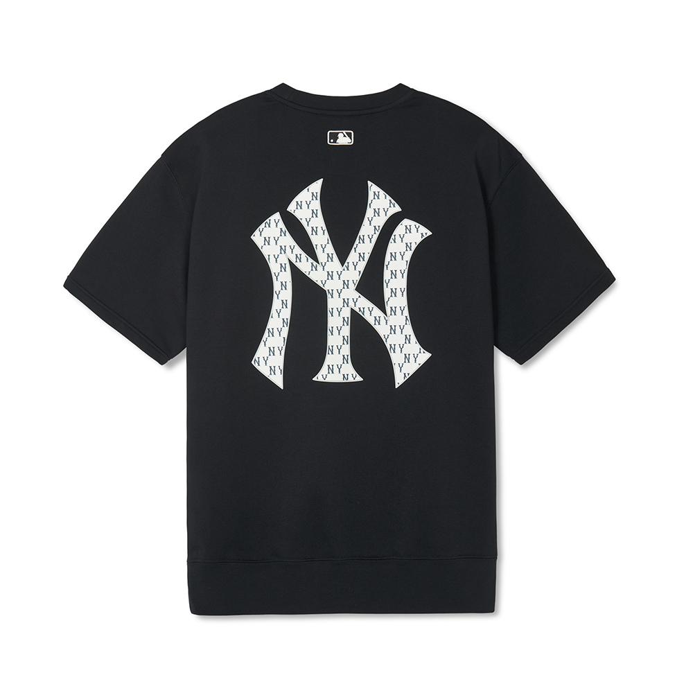 New MLB MONOGRAM Series New York Yankees Team T Shirt Unisex Black 3ARSM1343-50BKS