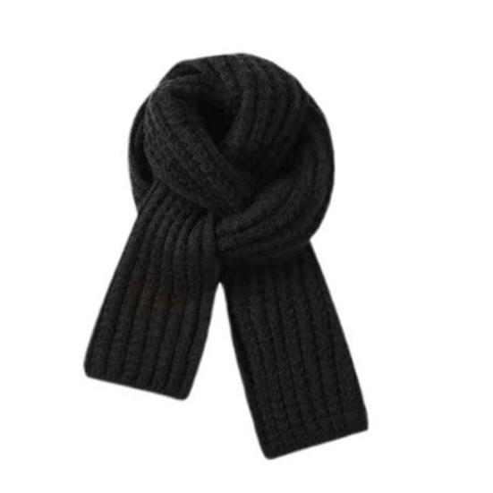 Couple Winter Scarf Warm Thick Knitted Long Scarf Solid Color Soft Large Wrap Outdoor Indoor Cold Weather Neck Warmer