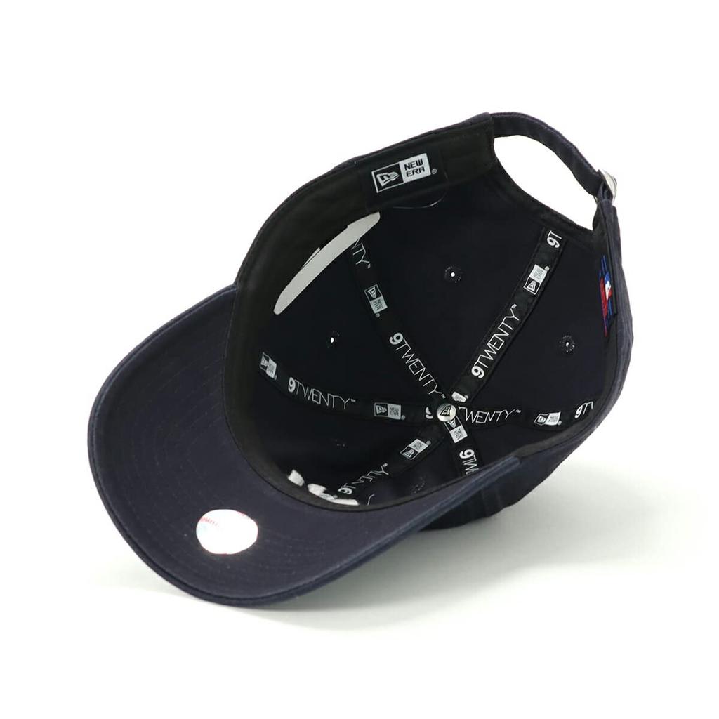 New Era 9TWENTY Cloth Strap Washed Cotton New York Yankees Navy X White Cap One Size (New Era)