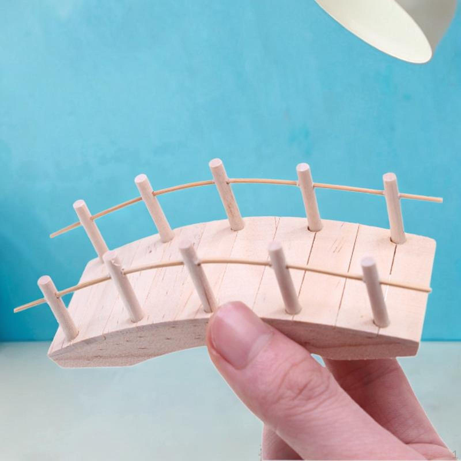 

Модель арочного моста для горшка для растений бонсай в мини-саду Wood