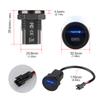 PD 30W USB C Car Charger Socket 12V/24V Fast Charge RV USB Outlet Adapter USB Outlet For Marine Boat ATV Camping Truck Golf Cart