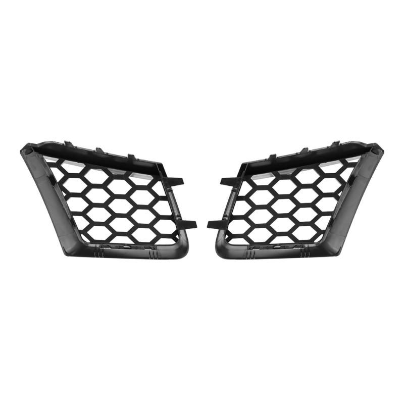 2pcs Honeycomb Front Upper Bumper-Hood Kidney Grille Radiator Grill -Grilles Suitable for  9182921 Lightweight