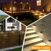 4-32 Pack Solar Step Lights LED Outdoor Stair Lights Waterproof Solar Powered Garden Path Lights for Patio Steps Deck Balcony