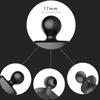 17mm Paste Type Black Ball Head Phone Holder Base Universal Car Dashboard Mount Antiskid Fixed Bracket Auto Interior Accessories