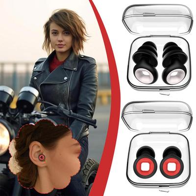 Silicone Earplugs for Swimming Sleep Noise Cancel Noise Reduction-Soundproof Reduce Disturbances -Quality Loop Earplugs Sup C0L2