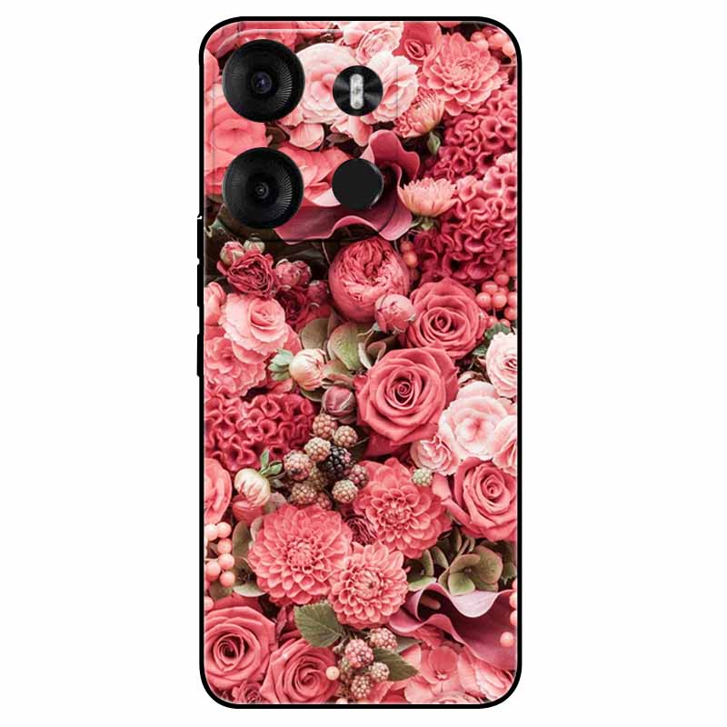 For Tecno Spark Go 2023 Case TPU Fashion Lovely Silicone Back Cover For Tecno Pop 7 Pro BF7 Funda Shockproof Pop7pro 7Pro Capa