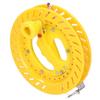 ABS Outdoor Kite Line String Winder Grip Wheel Flying Tools 20cm Wheel with 200M Line(20cm Yellow Wheel 200m Wire )