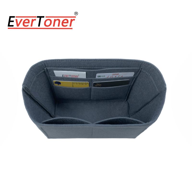 

EverToner Multi-Pocket Organizer For BV-Andiamo Handbag Storage The Liner Bag Felt Purse Insert Handbag Liner Bag M