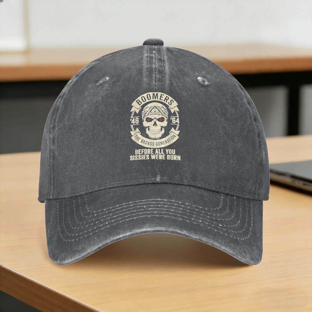 Boomer Generation Badass Before All You Sissies Were Born Casual Baseball Cap  Outdoor Sports Trucker Hat Summer Sun-Proof  Cap