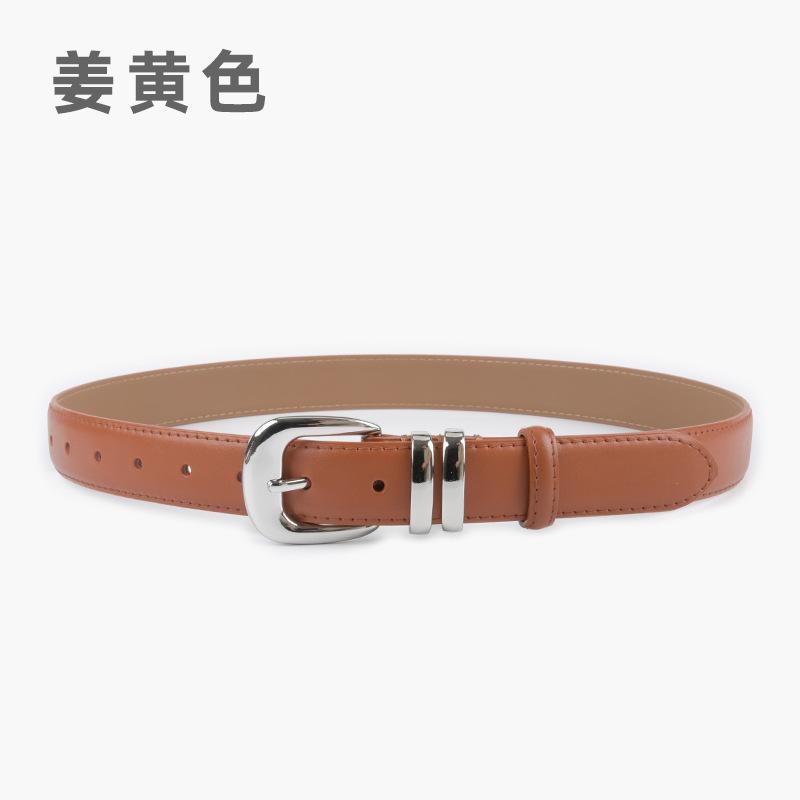 Premium Women'S Decorative Cowhide Women'S Genuine Leather Women'S Belt Casual Pants Jeans
