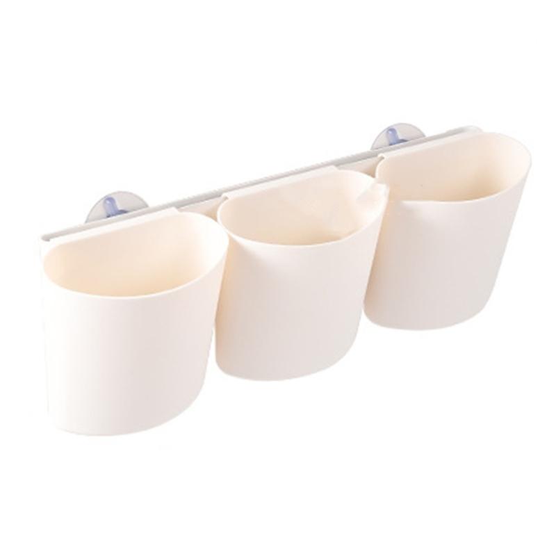 Wall Mounted Storage Bins Kitchen Storage Organizer Bucket Wall Mounted Organizer Basket,for Bathroom,Kitchen,Cabinet