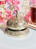 Antique Silver Vintage Finish Collectible Decorative Desk Bell, Handmade