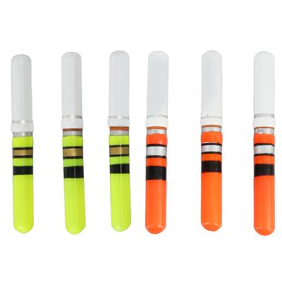 3Pcs Cylindrical Night Fishing LED Float Luminous Glowing Float Tail LED Light Stick Tools
