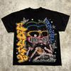 T-shirt Grafica Uomo Donna Top Vintage Hip Hop Streetwear T-shirt Oversize Manica Corta Abbigliamento Casual Moda Estiva Maglietta Trendy